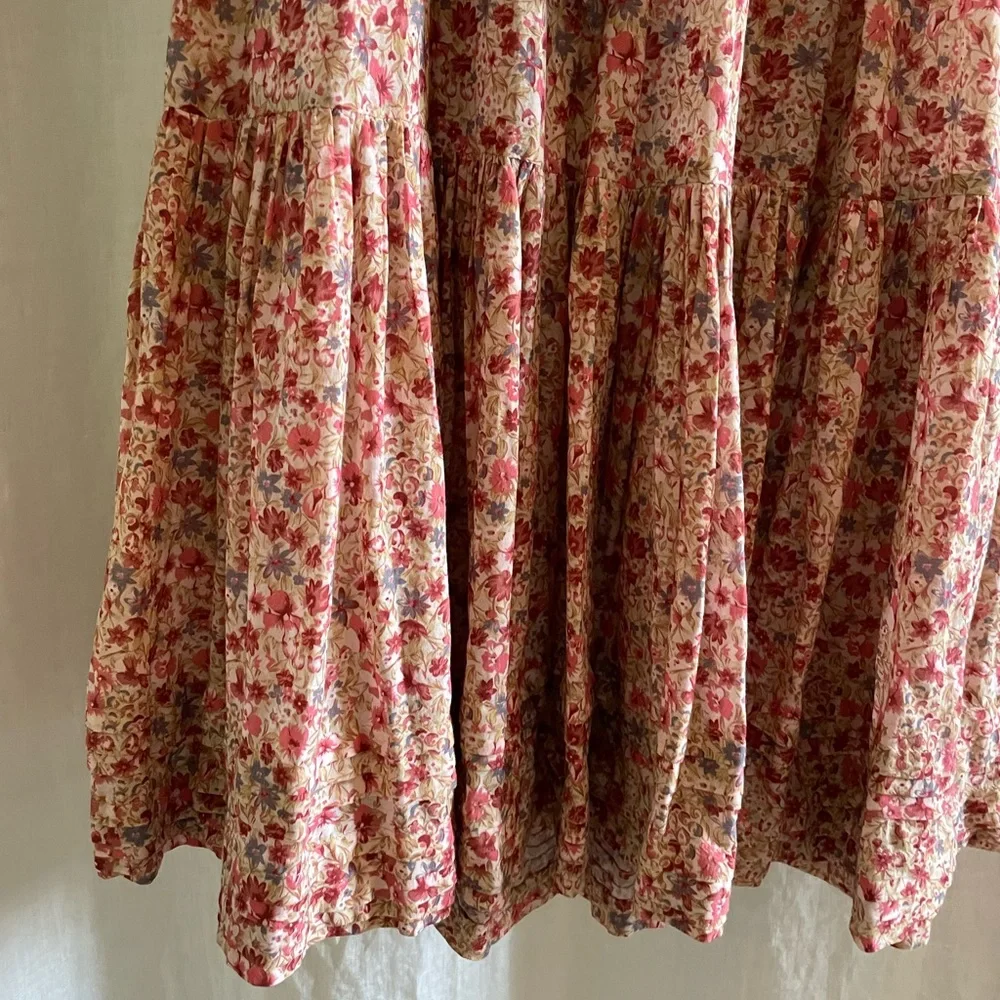 Doen Sonnet dress. Pink valley floral. Size Xs - Picture 7 of 9
